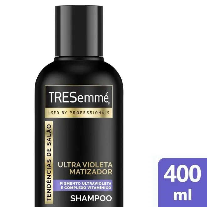 Shampoo Matizador Tresemmé Tendências de Salão Frasco 400ml