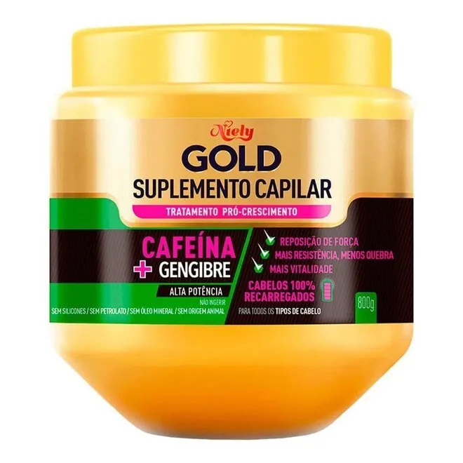 Suplemento Capilar Niely Cafeina 800G
