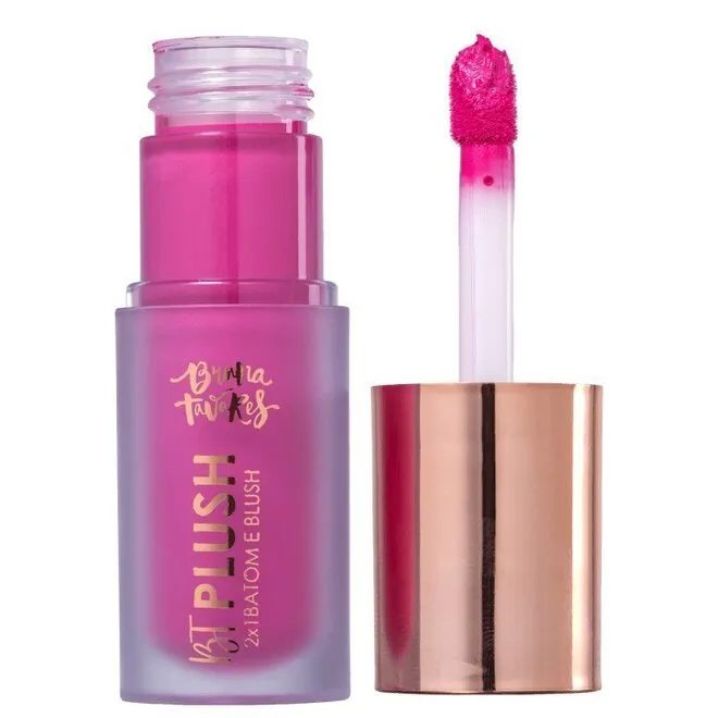 Bruna Tavares BT Plush 2 em 1 Candy - Batom Líquido 6g