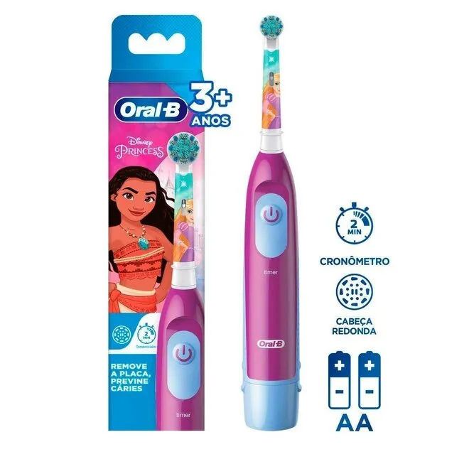 Escova Dental Elétrica Infantil Disney Princesas - ORAL-B