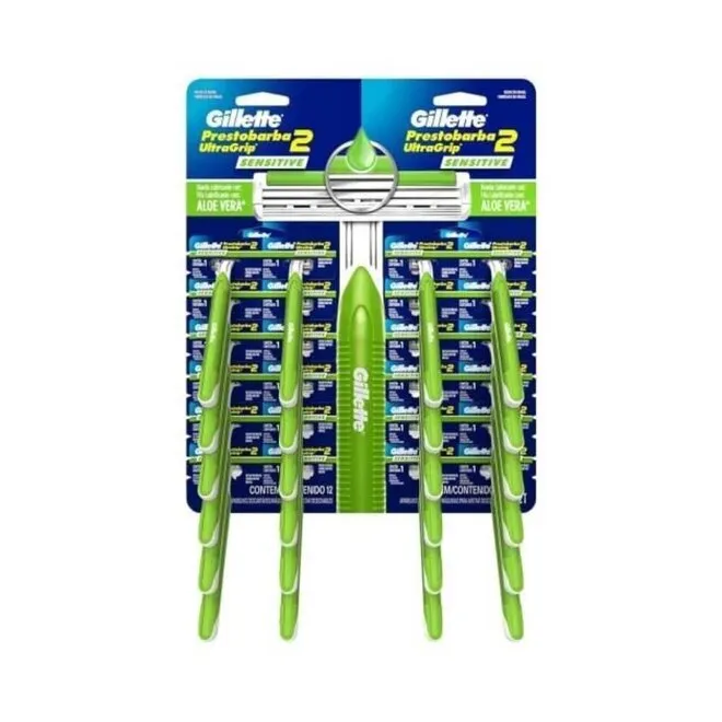 Aparelho Barbear Prestobarba Sensitive 2 Unidades - GILLETTE