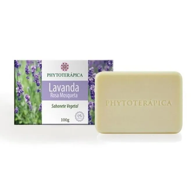 Sabonete Vegetal Lavanda E Rosa Mosqueta - 100G