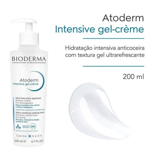 Hidratante Gel-Creme Atoderm Bioderma 200Ml