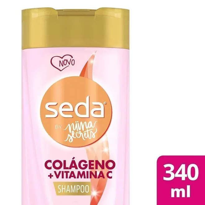 Shampoo Seda by Niina Secrets Colágeno e Vitamina C 325ml