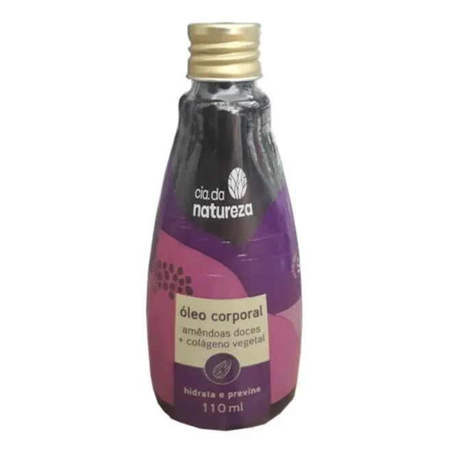 Óleo Amêndoas Doces + Colágeno Cia Da Natureza 110Ml