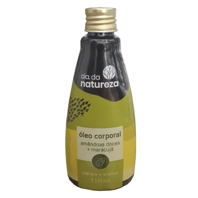 Óleo Corporal Cia Natureza 110ml Amêndoas e Maracujá