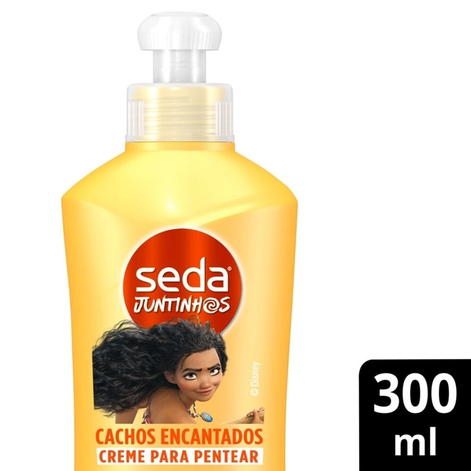 Creme Para Pentear Seda Juntinhos Cachos Encantados 300ml