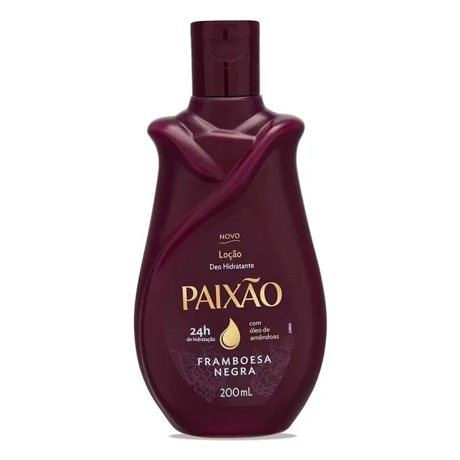 Loção Hidratante Framboesa Negra Paixão 200Ml