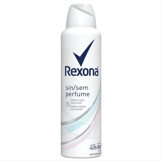 Antitranspirante Aerosol Sem Perfume Rexona 150Ml