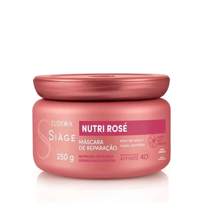 Máscara de Tratamento Eudora Siàge Nutri Rosé Pote 250g