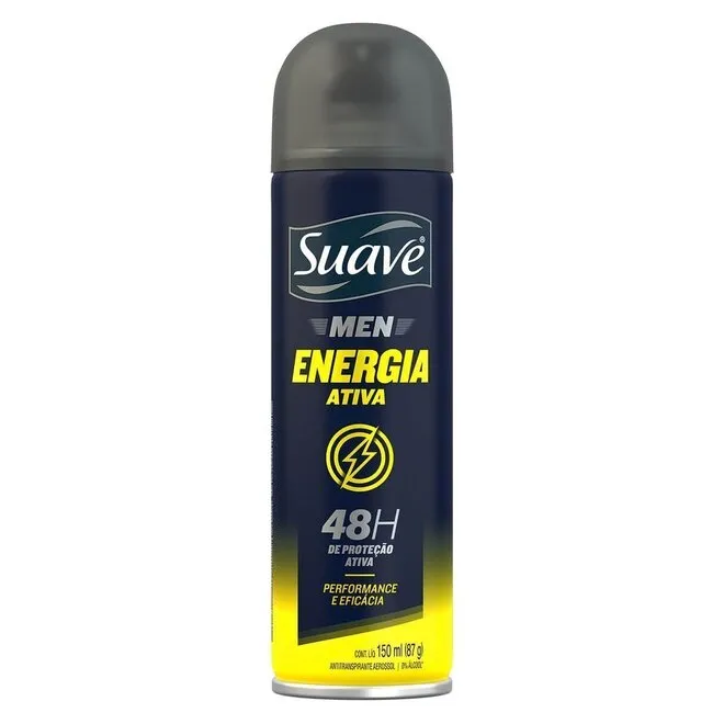 Desodorante Aerosol Suave Men Energ Ativ 150ml