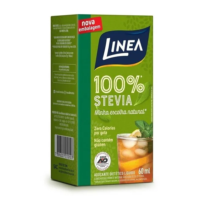 Adoçante Líquido Stevia Linea 60Ml