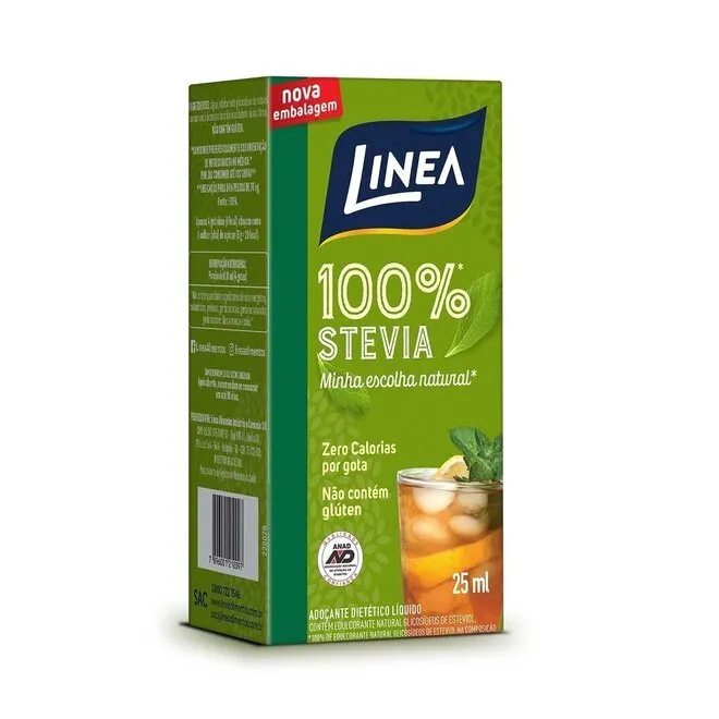 Adoçante Stevia Líquido Linea 25Ml