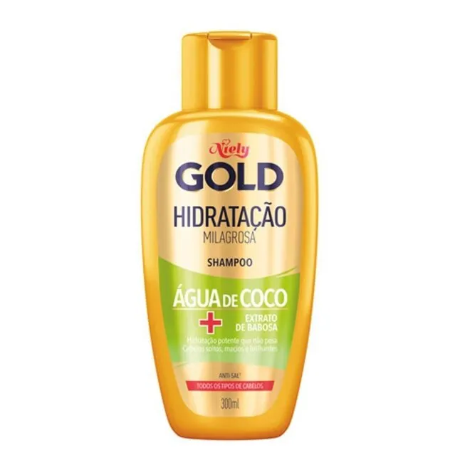 Shampoo Niely Hidrat Agua Coco 300ml