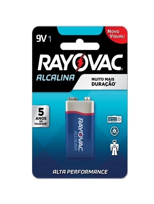 BATERIA RAYOVAC ALCALINA 9 V