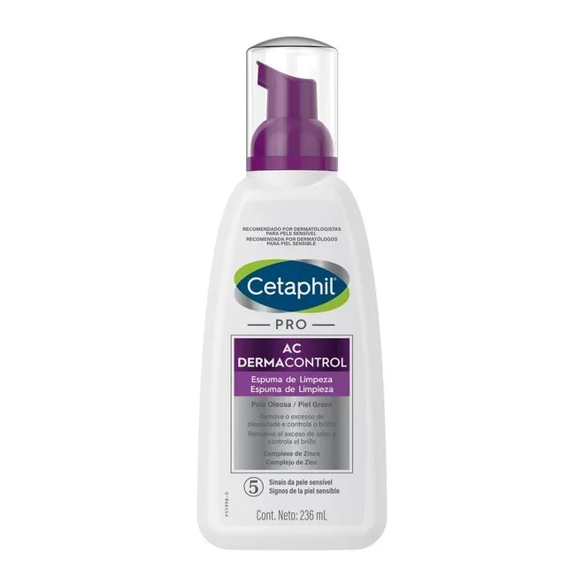 Espuma De Limpeza Fácial Cetaphil Pro Ac Control 236Ml
