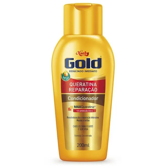 Condicionador Niely Gold Rep Intensiva C/200ml