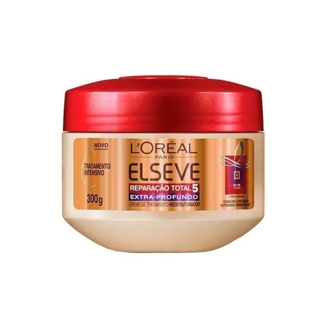 Creme de Tratamento Reparação Total 5 Química 300g - ELSEVE