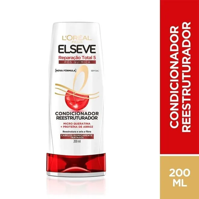 Condicionador Elseve Reparacao Total 5 Quimica 200ml