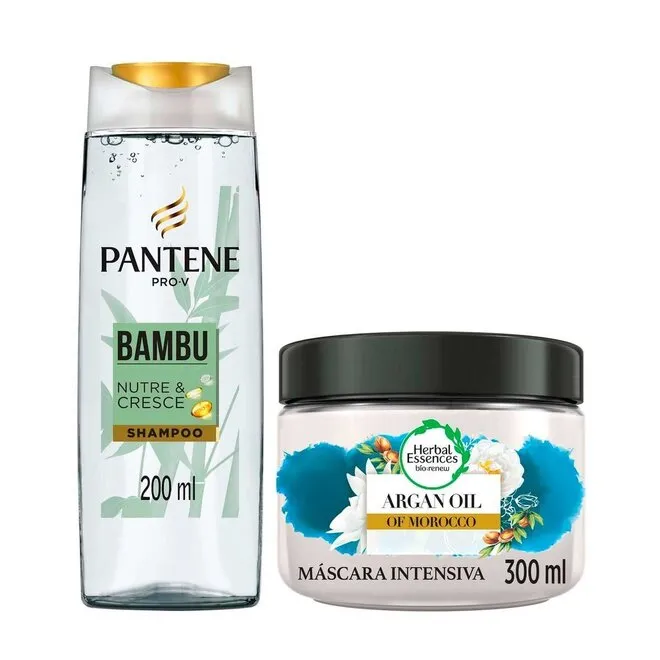 Kit Pantene Shampoo400ml+Creme Tratamento175ml Bambu