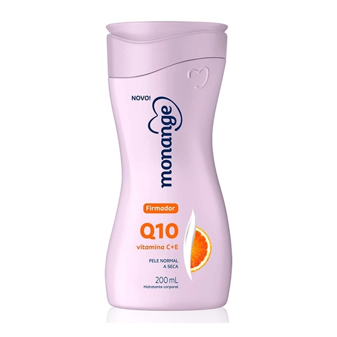 Creme Coporal Firmador Q10 Vit C+E Pele Seca 200ml - MONANGE