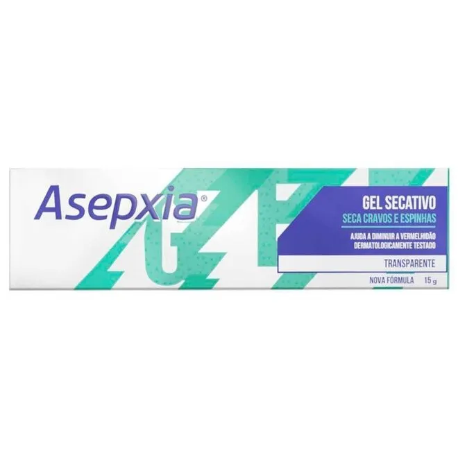 Gel Secativo Para Cravos E Espinhas Asepxia 15G