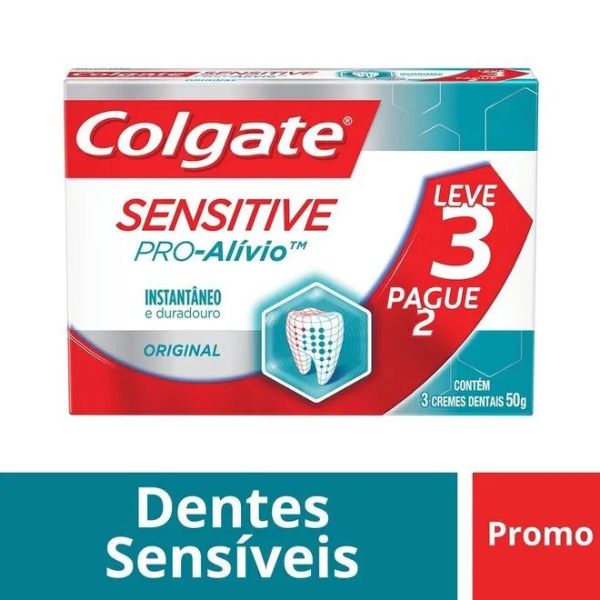 Kit Colgate Sensitive Pro-Alívio Original Leve3Pague2
