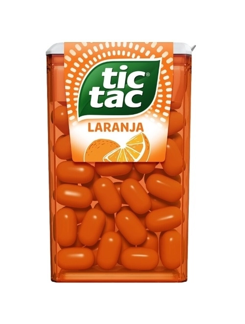 Pastilha Tic Tac Laranja T100 49G