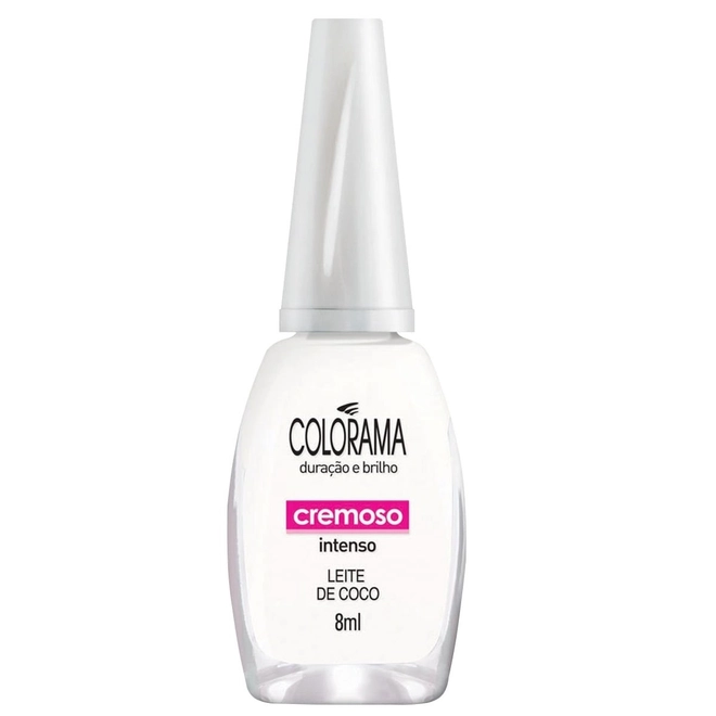 Esmalte Colorama Cremoso Leite De Coco Embalagem 8Ml