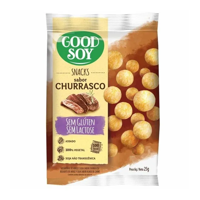 SNACKS GOODSOY CHURRASCO 25G