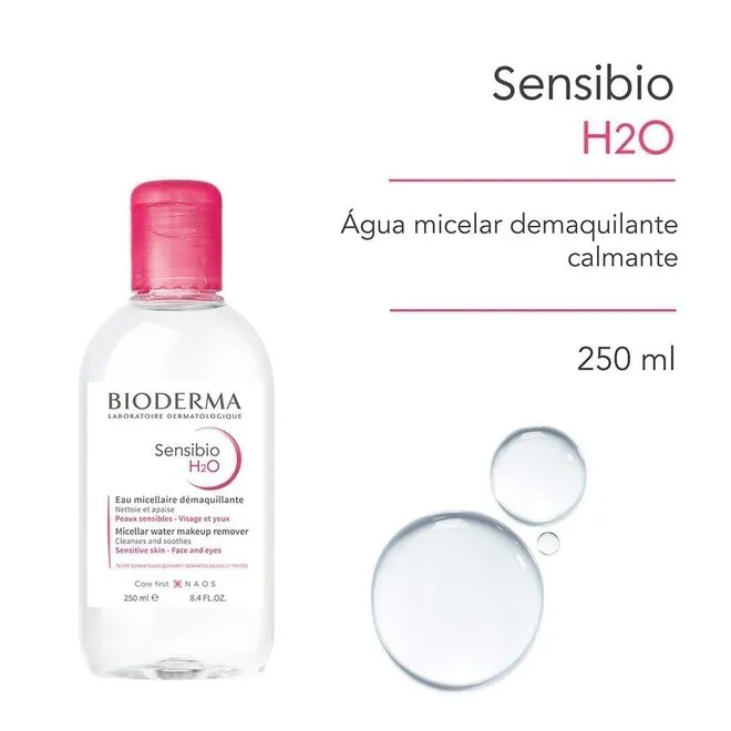 Água Micelar Demaq Bioderma Sensibio H2O Calmante 250ml
