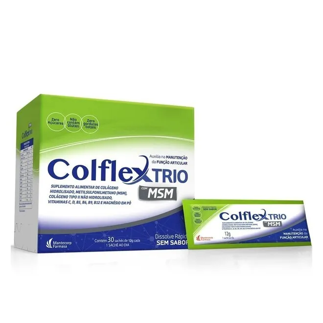 Colflex Trio com 30 Sachês