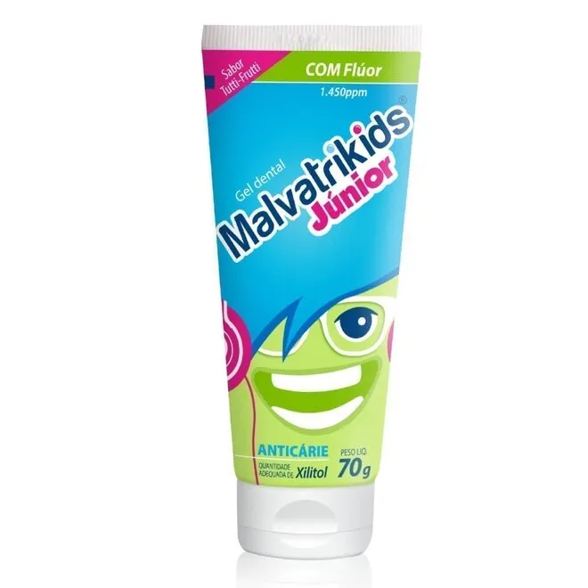 Gel Dental Malvatrikids Júnior 70G