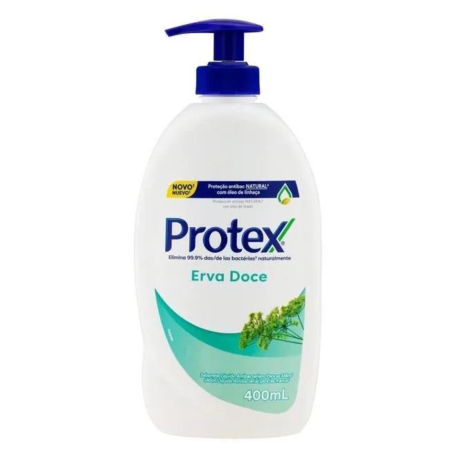 Sabonete Líquido Protex Erva Doce Com 400 ml