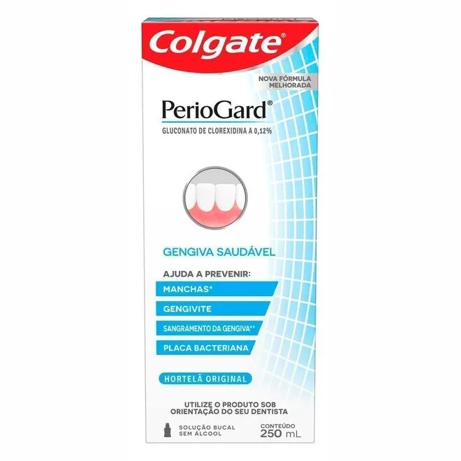 Solução Bucal Terapêutico Colgate Periogard Sem Álcool 250Ml