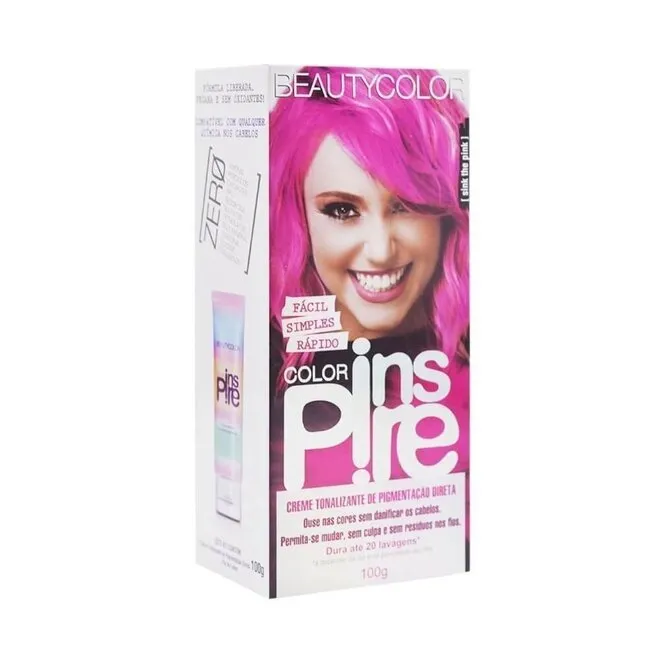 Tonalizante Creme Inspire Sink The Pink Beauty Color 100g