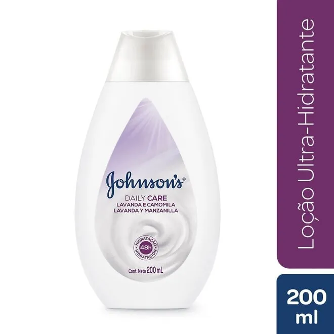 Hidratante Daily Care Lavanda E Camomila Johnson'S 200Ml