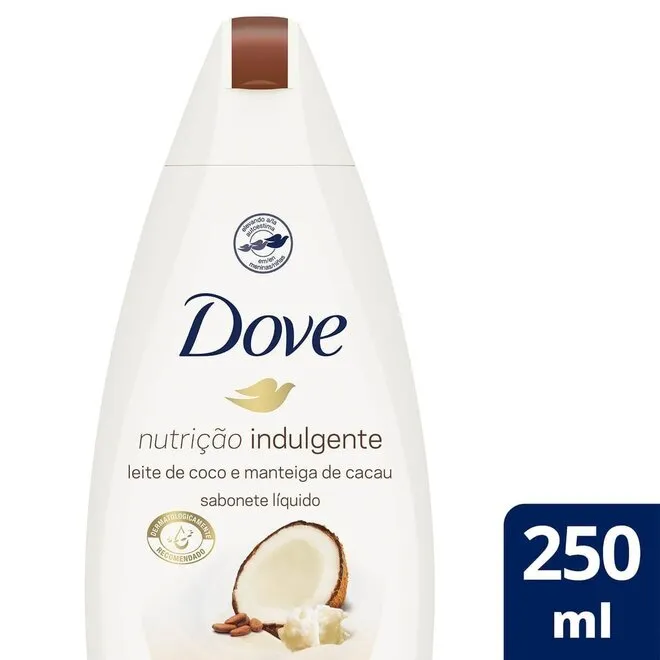 Sabonete Líquido Delicious Care Leite De Coco Dove 250Ml