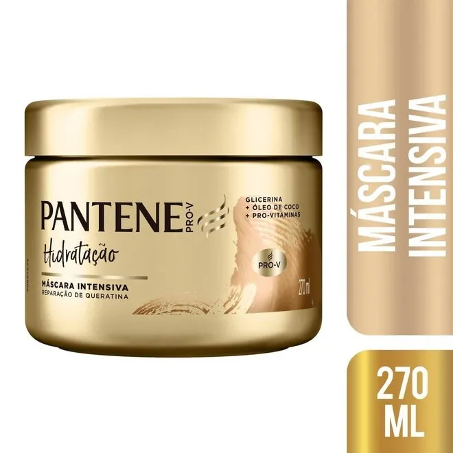 Máscara de Tratamento Pantene Hidratação com 270ml