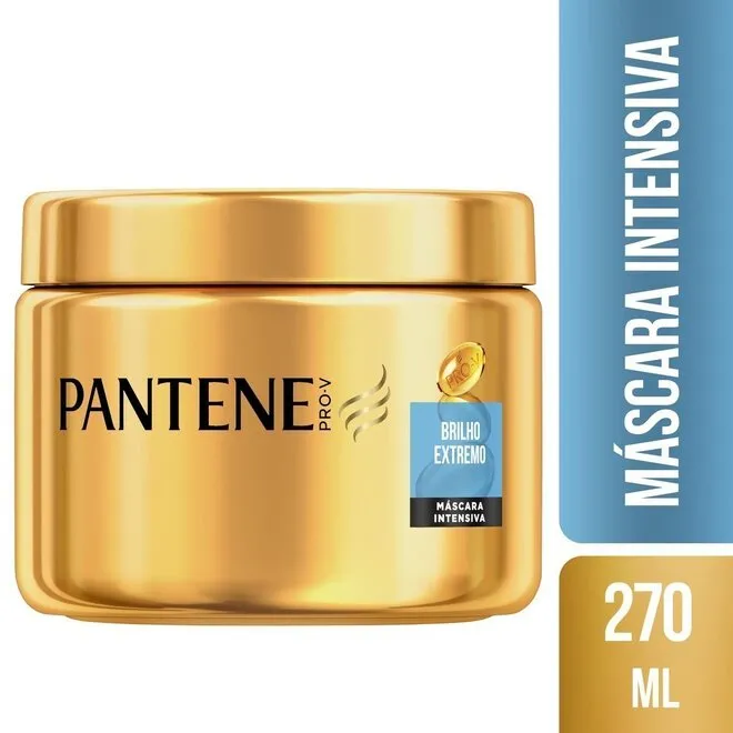 Mascara De Tratamento Pantene Brilho Extremo 270ml