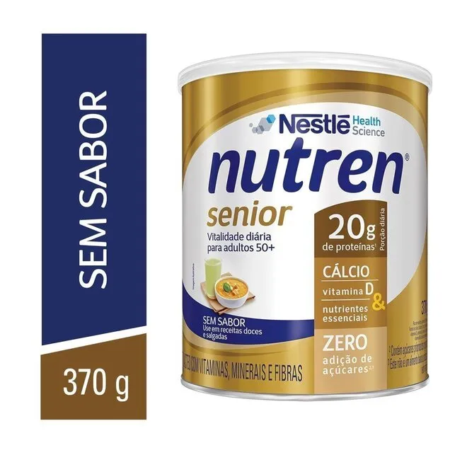 Composto Lácteo sem Sabor Nutren Senior Lata 370g