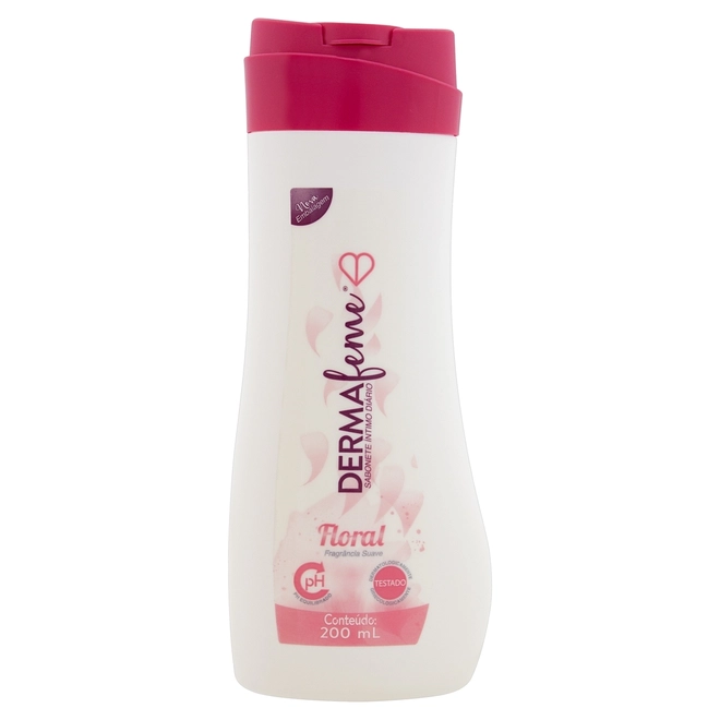 Dermafeme Floral Sabonete Líquido Íntimo 200 ml