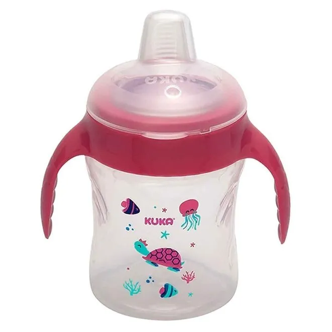 Caneca Treinamento Decorada Fun Kuka Rosa 200Ml