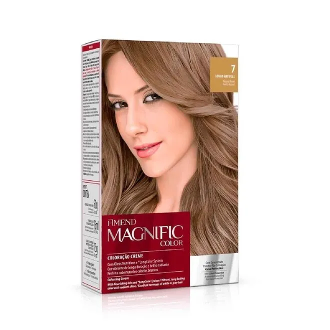 Tintura Amend Magnific Louro Natural 7.0