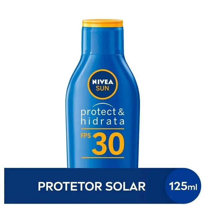 Protetor Solar FPS30 Nivea Sun Protect&Hidrata Frasco 125ml