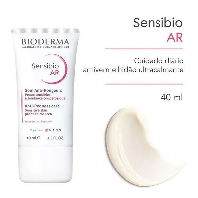 Creme Antivermelhidão Bioderma Sensibio AR - 40ml