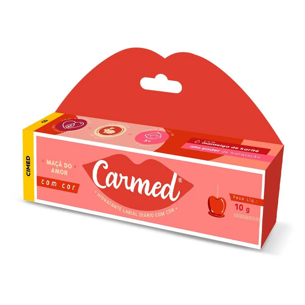 Hidratante Labial Carmed Maçã Do Amor 10g