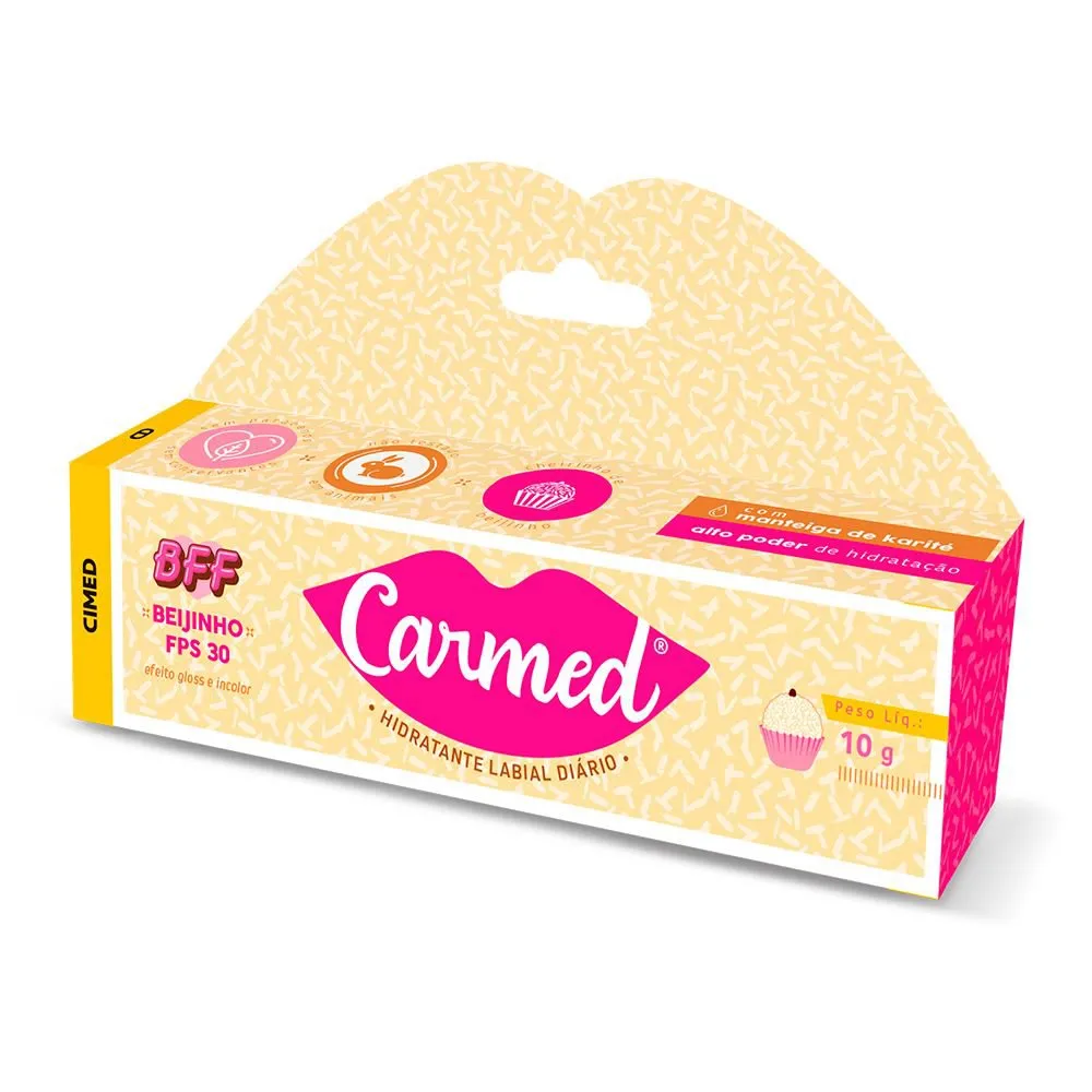 Carmed Labial Pomada Bff Beijinho Fps30 10g