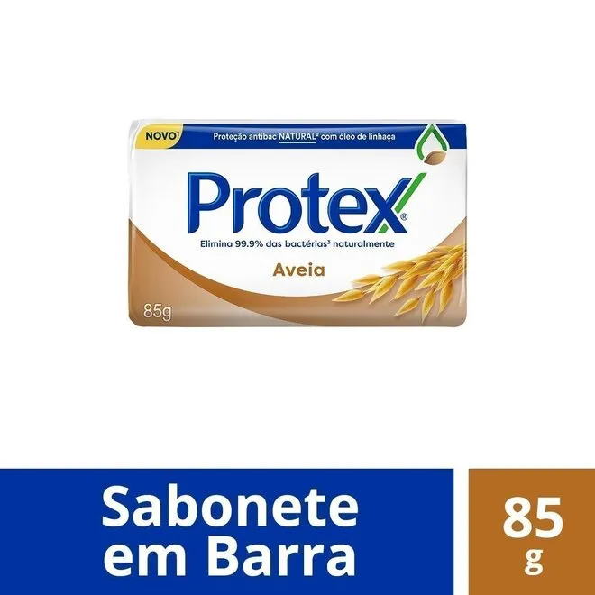 Sabonete Antibacteriano Em Barra Aveia Protex 85G
