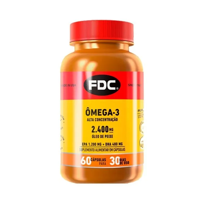 Ômega 3 2400mg FDC 60 Cápsulas